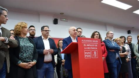 Alejandro Soler Confirma Su Candidatura Al Pspv Arropado Por Alcaldes