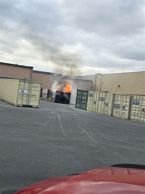 Dumpster Fire Swatara Township Fire Rescue