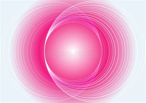 Abstract Pink Light Circle Background Stock Vector - Illustration of ...