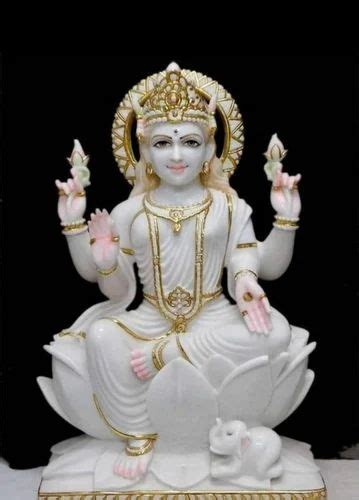 White Hindu Marble Laxmi Murti For Worship Size Min Inch To