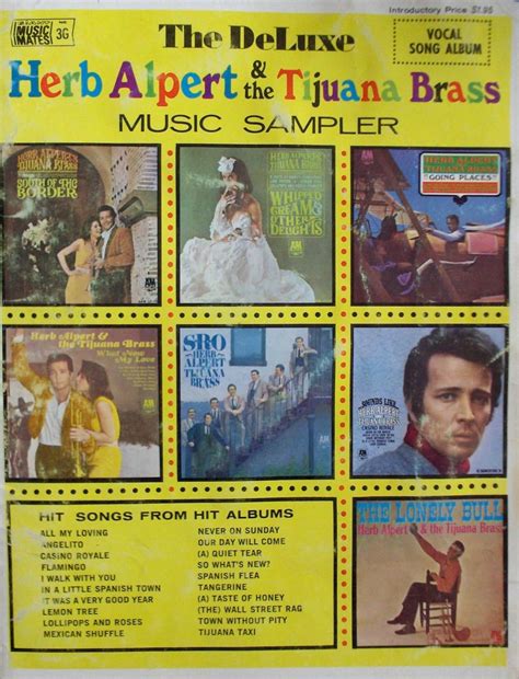 The Deluxe Herb Alpert The Tijuana Brass Music Sampler Juana