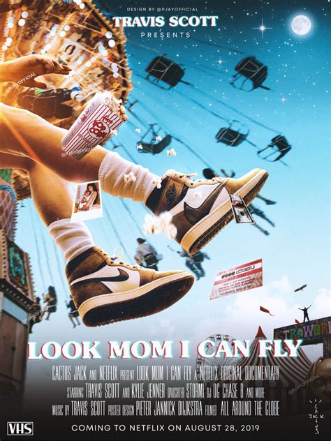 Travis Scott Look Mom I Can Fly Movie Poster 2019 [972x1296] By