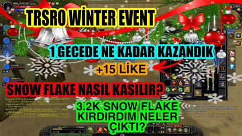 REKOR 3 2K SNOW FLAKE BOZDURDUM NE KADAR KÂR ETTİM TRSRO EFES