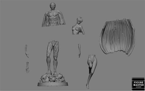 3D File BERSERK FEMTO CASCA GRIFIFTH FANTASY ANIME SWORD NUDE CHARACTER 3D PRINT 3D Printer