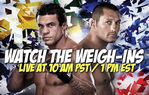 Watch The UFC Fight Night 32 Weigh Ins TODAY At 10 Am PST 1 Pm EST