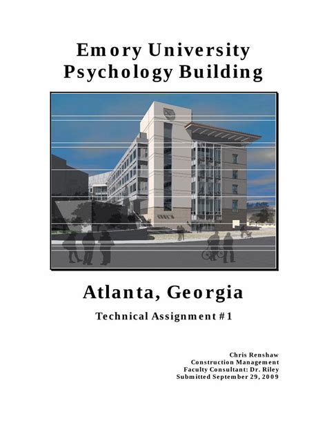 (PDF) Emory University Psychology Building Tech 1.pdf · Emory ...