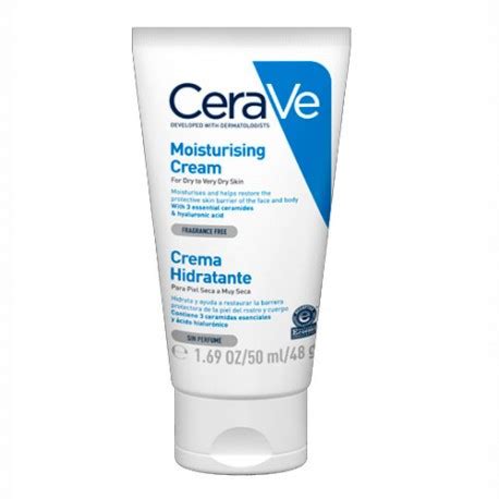 Cerave Crema Hidratante Tubo 50ml Farmacias Dermocutánea