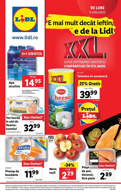 Catalog Lidl Ianuarie Ianuarie Oferta Lidl