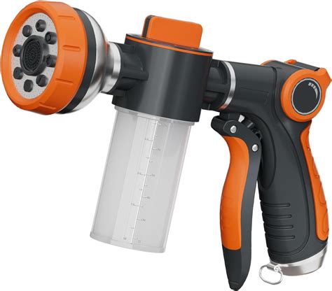 Amazon Garden Hose Nozzle Sprayer With THUMB CONTROL ON OFF VALVE