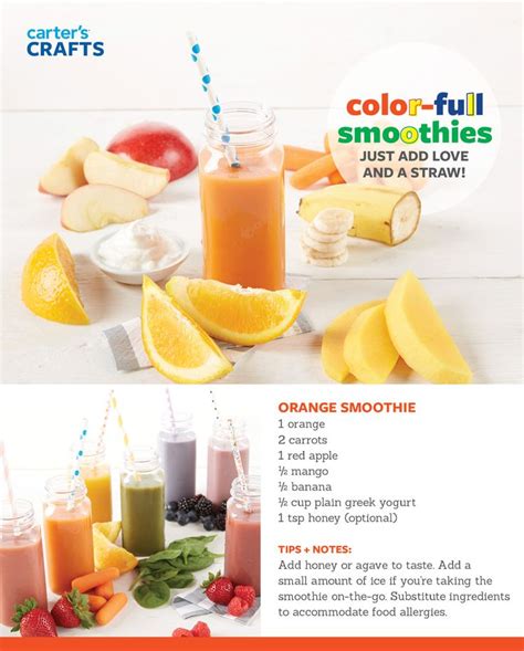 Orange Smoothie Recipe Color Full Smoothies Are A Bright Way To Fill