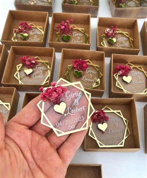 Wedding Magnet Wedding Favors Engagement Favors Anniversary Favors