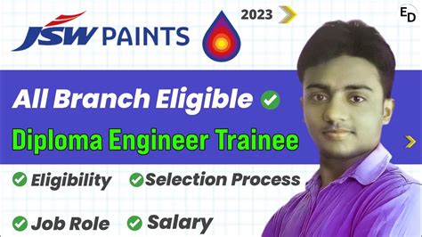 Jsw Recruitment 2023। Jsw Diploma Engineer Trainee। Jsw Jobs 2023। Mnc