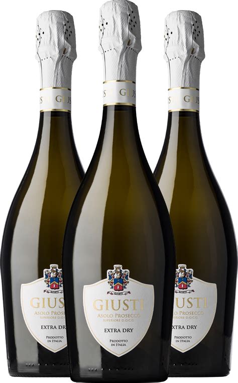 Set 3x Giusti Asolo Prosecco Superiore DOCG Extra Dry Výhodné sety