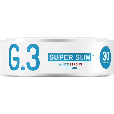 Buy General G 3 Mint Strong White Super Slim Snus — Order Online At Snus24