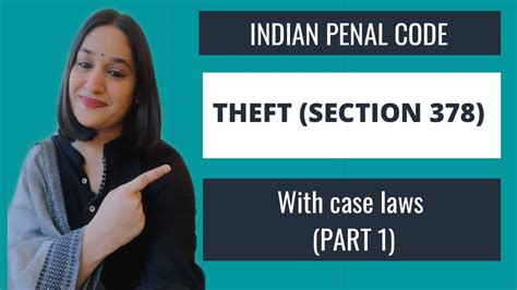 THEFT INDIAN PENAL CODE With Case Laws PART 1 Mens Rea Actus