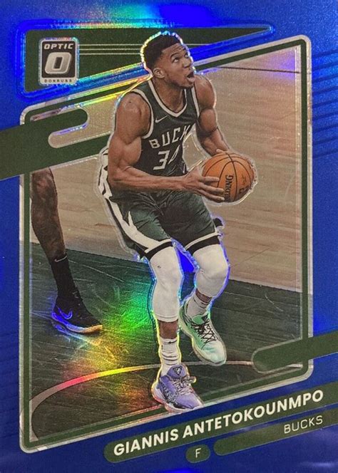 Giannis Antetokounmpo Optic Blue Price Guide Sports Card