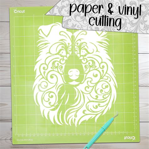 Collies Fancy Svg Cut Files Svg Dxf Png Eps Jpeg Silhouette And Cricut