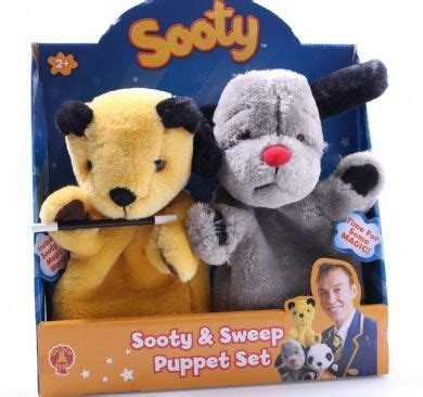 The Sooty Show Sooty and Sweep Puppet Set Golden Bear, Bear Shop ...