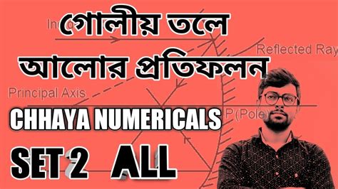 Reflection At Spherical Mirror Chhaya Numericals Set