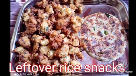 Snacks With Leftover Rice Recipes Indian Tasty Samayal Youtube