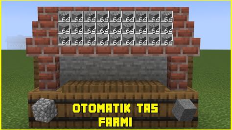 Afk Sinirsiz Ta Farmi Minecraft Ta Farm Stone Farm Nas L