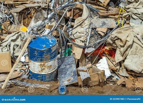 Landfills, Rubbish and Dirt, Waste. Pile of Construction Waste Stock Image - Image of garbage ...