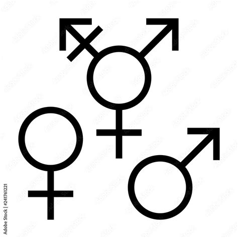 Black And White Gender Symbols