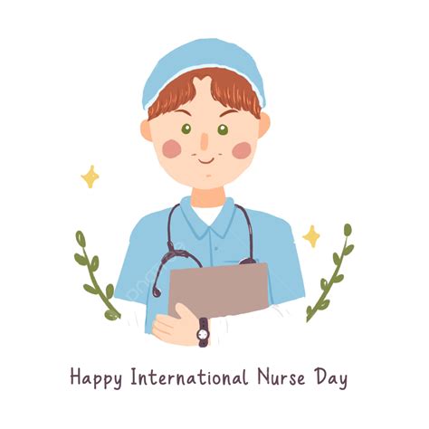 International Nurse Day Png Image Cute Nurse Man For Happy