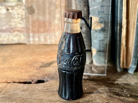 Vintage Coca Cola Bottle Cigarette Lighter Miniature Coke Bottle