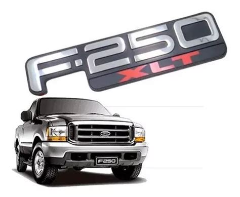 Emblema Lateral Ford F250 Xlt Plaqueta Ford Cromado MercadoLivre