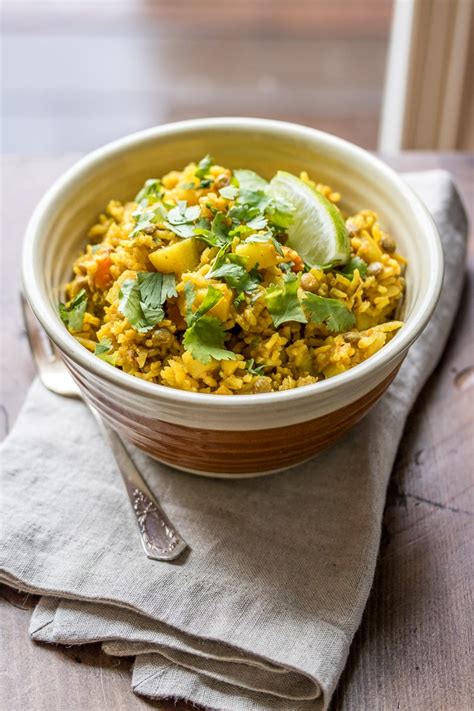 One Pot Lentil Dahl And Rice Recipe The Wanderlust Kitchen