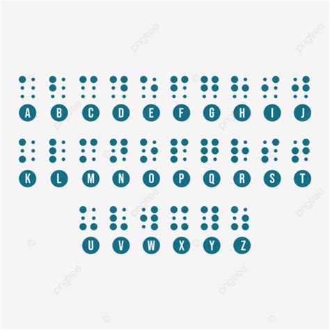 Kumpulan Huruf Braille, Braille, Kebutaan, Buta PNG and Vector with ...