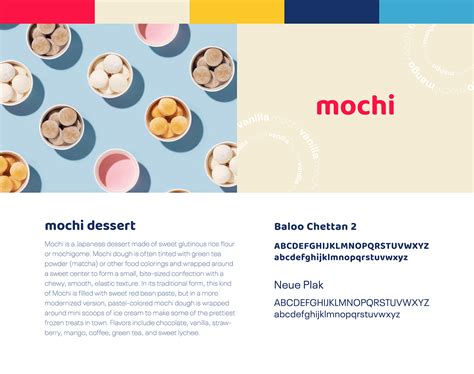 Mochi Dessert :: Behance