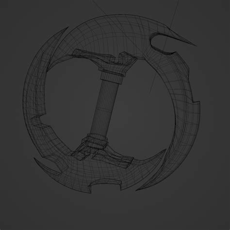 Chakram 3d Fantasy Weapon