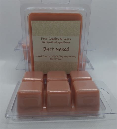 Butt Naked Wax Melt Soy Wax Melts Scented Wax Tart Fruity Scent Scented Wax Cubes