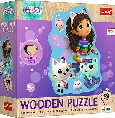 Puzzle Drewniane Element W Koci Domek Gabi Trefl