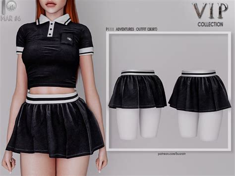 The Sims Resource [patreon] Early Access Adventures Outfit Skirt P111 Sims 4 Mods