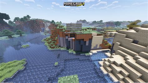 Minecraft Classic Main Menu Panorama X With Shaders Minecraft