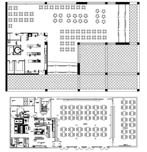 Restaurant Floor Plan Dwg - floorplans.click