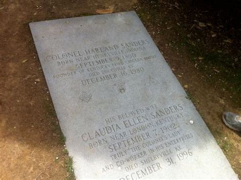 Colonel Sanders Grave Louisville Kentucky Gastro Obscura