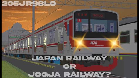 LIVE Yogyakarta Dinas KRL JR 205 Series Menuju Stasiun Solo