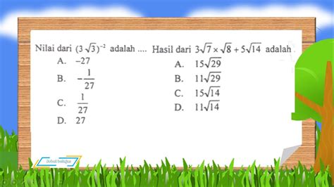 Pembahasan Soal Perpangkatan Dan Bentuk Akar Youtube