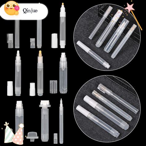 Qinjue Stationery Graffiti Pens Repeatable Use Empty Rod Paint Pen