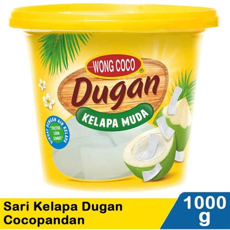 Jual Nata De Coco 1kg Dugan Sari Kelapa Slice Wong Coco 1000gr Beli