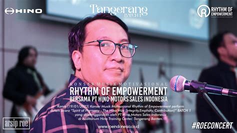 Konser Musik Motivasional ROE Bersama PT Hino Motors Sales Indonesia