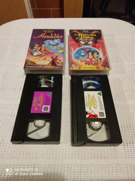 Disney Aladdin The Return Of Jafar Vhs Video Bundle Eur