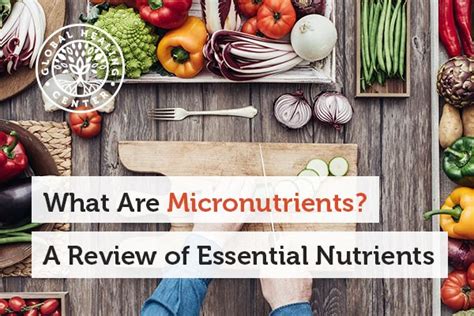 What Are Micronutrients A Review Of Essential Nutrients