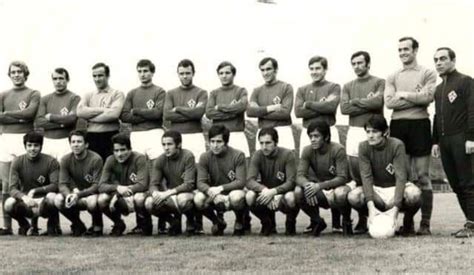 An Old Black And White Photo Of Soccer Players