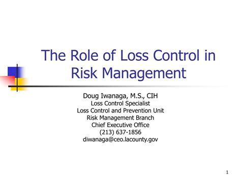 Role Of Control In Management