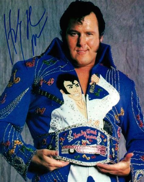 Honky Tonk Man Signed 8x10 WWF Wrestling Photo Wrestler WWE IC Champion